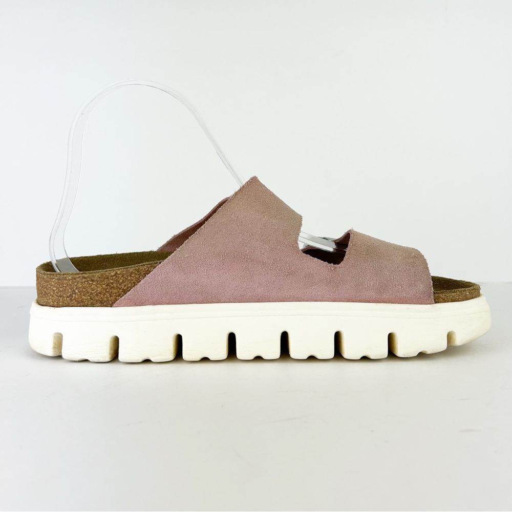 Birkenstock Papillio Arizona Platform Suede Leather Sandal EU 39 US 8 - Picture 5 of 14